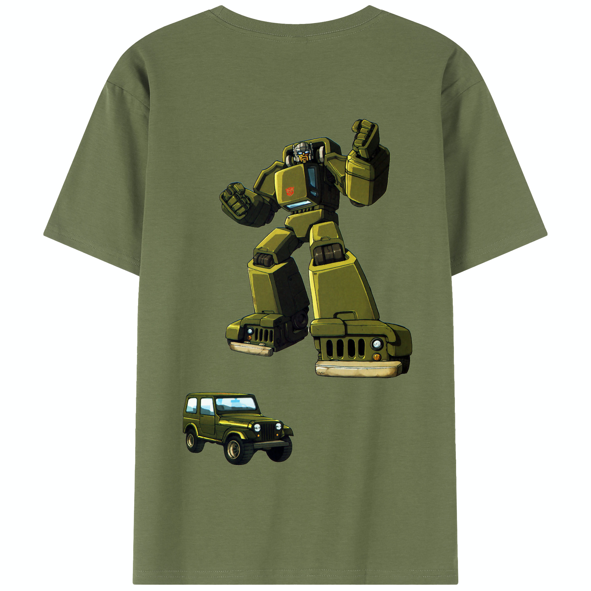 （画像用）  綿100％半袖Tシャツ（背面プリント）